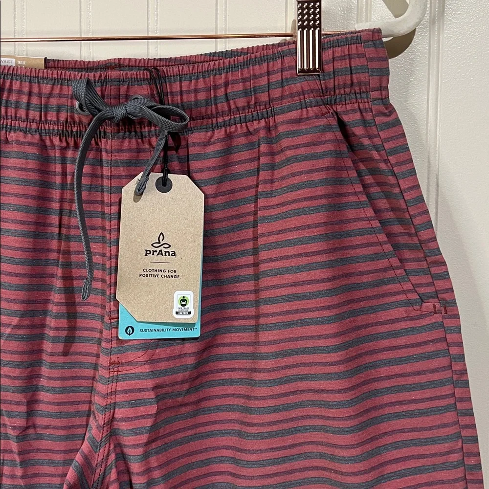 PrAna Men Medium Pull On Metric E-Waist Board Stretch 8